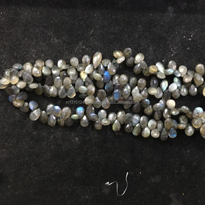 Natural Labradorite AAA Quality Tear Drop Shape <b>Loose</b> <b>Beads</b> For Jewelry Making Stone <b>Beads</b> - Product Image 4