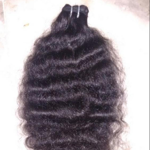 Tissage de cheveux humains de temple 100% non transformés. Extension de cheveux bruts la plus vendue. cheveux humains de temple - Product Image 1