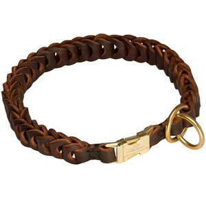 Fabricante de India, venta al por mayor, Collar de entrenamiento para perros y gatos de cuero acolchado de lujo, remaches sólidos disponibles, opciones coloridas - Product Image 1