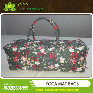 High Quality Custom Printed <b>Yoga</b> <b>Mat</b> Canvas Duffel Bag Carry Factory Price OEM <b>Yoga</b> Exercise Accessory Custom Size Custom Color - Product Image 4
