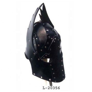 Medieval Leather Armor Wing <b>Helmet</b> - Product Image 1