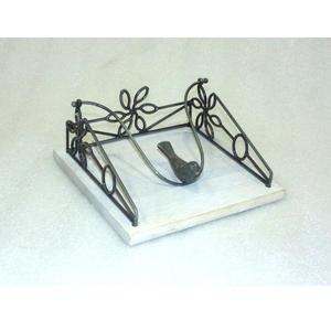 Vente en gros, porte-serviettes en papier pour restaurant, métal, laiton, maille, fil de table, porte-papier - Product Image 1