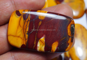 หินอัญมณี mookaite Jasper Cabochon หลากรูปทรงสำหรับทำเครื่องประดับอัญมณีอัญมณี mookaite แบบหลวม - Product Image 6