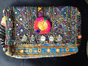 Vintage Boho indien Tribal Banjara perlé soirée sacs de voyage pour dames ethnique Banjara perlé sacs de soirée - Product Image 5