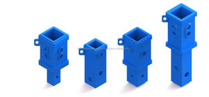 Blue Metal <b>Auger</b> Adapter Connector for Farm & Construction Earth <b>Drilling</b> Tools for 50 Ton Excavators High Pressure 6000 - Product Image 5