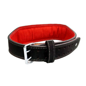 เข็มขัดหนังยกน้ำหนักปรับแต่งได้อุปกรณ์ออกกำลังกายในยิม - Product Image 6