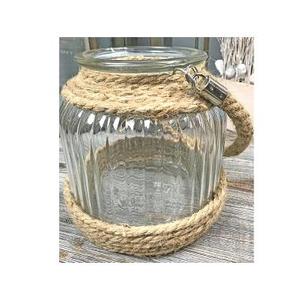 INCROYABLE VERRE VOTIVE AVEC JUTE ANTIQUE VERRE VOTIF DÉCORATIF de FÊTE VOTIVE EN VERRE AVEC JUTE VENTE CHAUDE VERRE VOTIVE AVEC JUTE - Product Image 2
