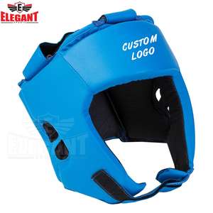 High Quality Genuine Leather Boxing <b>Head</b> Guard MMA <b>Training</b> <b>Head</b> Protector Taekwondo <b>Head</b> Guard - Product Image 4