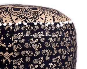 ผ้าคลุมเก้าอี้นั่งเท้าทำจากผ้าฝ้ายสุดหรูลายแมนดาลาทรงกลมใช้ในบ้านห้องนอนใช้ในห้องทำงานกลางแจ้งเฟอร์นิเจอร์สไตล์โบราณ - Product Image 6