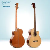 Изобретатель акустическая гитра 41 "отрезать деревянная бас-гитара 4 струны бас оптовая продажа из Китая и рекламные высокое качество L-MBS-50