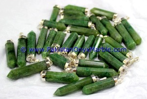 รูปแบบการออกแบบใหม่แกะสลัก HYDROGROSSULAR โกเมนขัดสีเขียวจี้ - Product Image 5