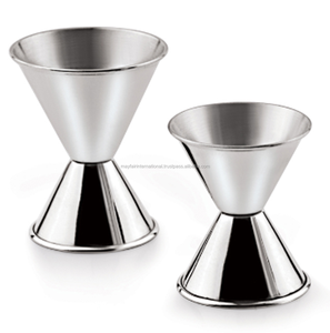 Jigger en acier inoxydable double face conique pour mesurer les ingrédients et shaker à cocktail, outil de bar 30/60 ml - Product Image 1