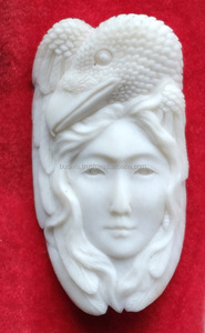 Fine Detail Sculpté À La Main Os Esprit Pendentif Exportation Qualité Enfants Mode Pendentifs Charmes Cadeau - Product Image 2