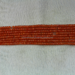 Pierres précieuses naturelles, perles de fabrication de bijoux, perles de cornaline hautement polies, fabricant en gros, véritable haute qualité, natuu - Product Image 1