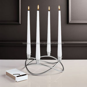 Bougeoir créatif en métal plaqué or pour la décoration intérieure - Product Image 5