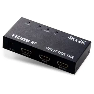 Stok HDMI anahtarı 4K yüksek hızlı HDMI dağıtıcı 4x1 3 In 1 Out Ultra HD HDMI Switcher uzaktan kumanda kızılötesi kablo