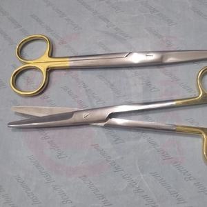 Profesional de alta calidad de acero inoxidable espejo/acabado satinado tijeras de operación quirúrgica Manual clase II - Product Image 1