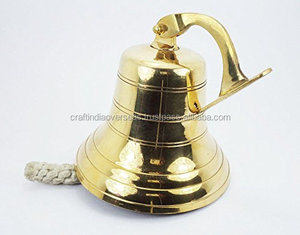 ระฆังทะเลทองเหลืองสำหรับห้องและตกแต่งบ้านใช้รายการหัตถกรรมโลหะงานฝีมือโลหะและการตกแต่งโลหะ - Product Image 2