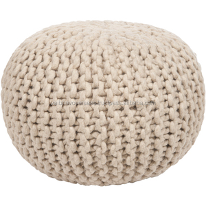 Rond Tricoté Poufs - Product Image 1