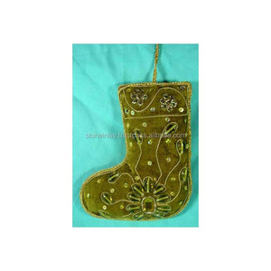 Ornament Christmas in <b>Shoe</b> Shape Ornaments Christmas Hanging Can Be Used Birthday Party and Celebrations in Christmas Festival - Product Image 1