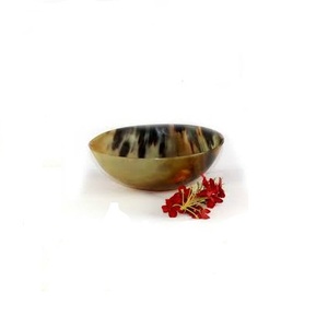 Cuenco de cuerno natural antiguo, artesanía pulida para cocina y vajilla, cuenco para servir cena, cuenco - Product Image 1