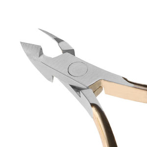 Gold Handle Nail & <b>Cuticle</b> Clippers Double Spring Manicure Pedicure Dead Skin Remover Tool - Product Image 4