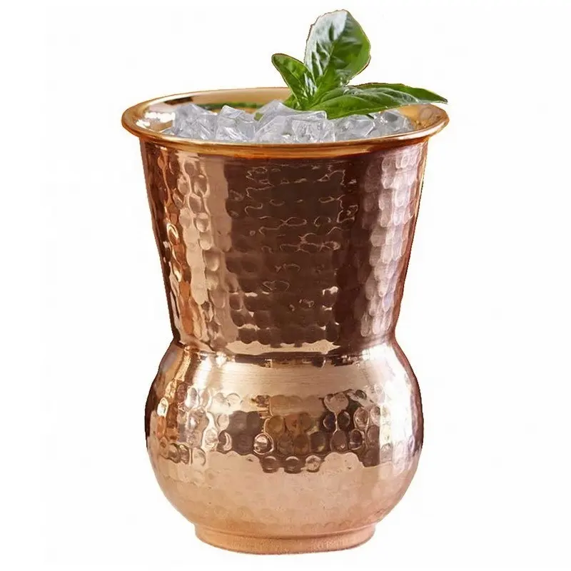 Đồng bạc hà Julep cup tay búa có độ bóng cao gương đánh bóng Moscow Mule Mug thiết lập bởi AXIOM nhà điểm nhấn