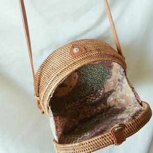 Sac à main personnalisé d'Indonésie Bali en rotin shopping épaule paille sac de plage poignées écologique - Product Image 2