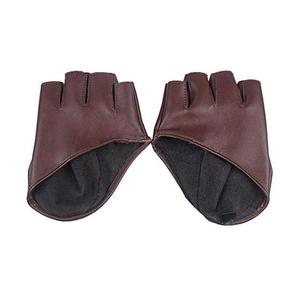 Gants en cuir de vache unisexe de haute qualité pour adultes respirant doux véritable doigt coupé pour Pole Dancing Sports & Entertainment - Product Image 2