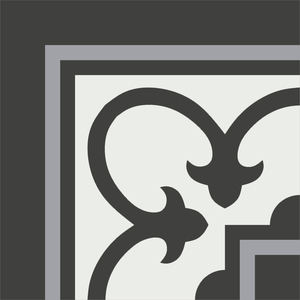 Borde y esquina de azulejos de cemento hechos a mano, fábrica CTS - Product Image 1