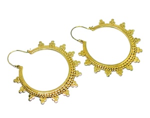 Women's Wholesale 30mm Gold-Colored Bohemian Big Circle <b>Hoop</b> <b>Earrings</b> Smooth <b>Large</b> <b>Hoop</b> for Weddings Parties Gifts Engagement - Product Image 3