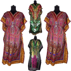 Robe caftan longue colorée, mode arabe, dubaï, marocain, Abaya, vêtements islamiques - Product Image 1