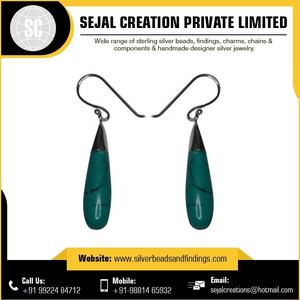 Boucles d'oreilles en diamant en argent sterling 925 pour fête de mariage et cadeau - Product Image 3