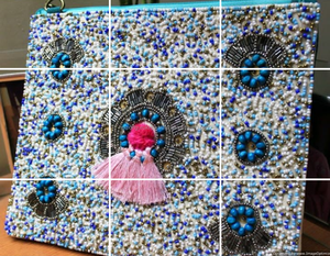 Designer 2018 à la mode gland pochette avec perles sacs de voyage en gros pour les femmes - Product Image 1