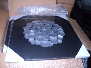 Nauticle Art Déco Décoration Murale Poisson En Bois et Métal Art Mural Décor À La Maison pour Salon ou Chambre Fer Matériel - Product Image 4