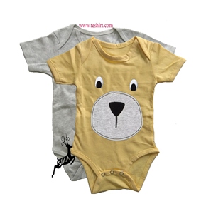 Pelele de algodón de primera calidad para niña, proveedor indio Tirupur, ropa de moda de algodón orgánico encantador para niños, Pelele de ropa de bebé - Product Image 1