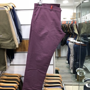 Pantalones de Hombre de Moda, Corte Ajustado, Elásticos, Color Caqui - Product Image 5