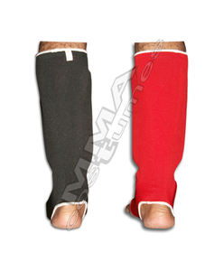 Sambo de compétition bicolore personnalisable vente en gros EVA équipement de cou-de-pied de tibia MMA/équipement de kickboxing imprimé personnalisé conception inversée boxe - Product Image 2