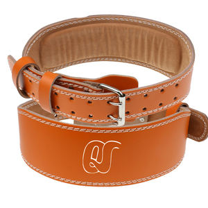 กลับสนับสนุนยกน้ำหนัก Cowhide เข็มขัดหนัง - Product Image 1