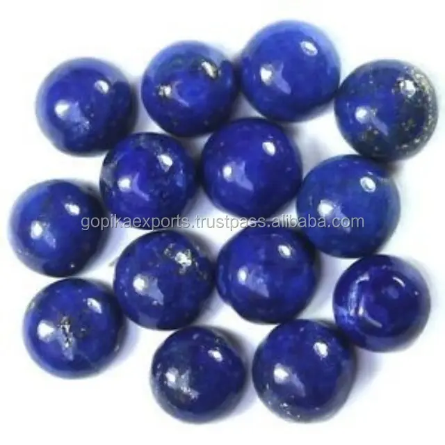 Hochwertige 16MM Lapislazuli Großhandel Lose Edelstein Runde Brilliant geformte Cabochon Schneiden zum Verkauf zum besten Preis