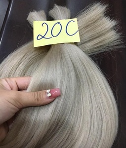 Cheveux humains vietnamiens Silky Straight en vrac avec couleur 20c sans enchevêtrement et de qualité supérieure dans les extensions de cheveux - Product Image 3