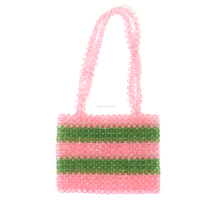 Bolso de Mano de Lujo para Mujer con Cuentas Transparentes, Bolsos de Cuentas Coloridas con Diferentes Estilos y Alta Calidad - Product Image 1