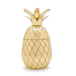 Shaker à cocktail ananas doré shaker à cocktail de luxe nouveau design standard de meilleure qualité en gros shaker à cocktail fantaisie - Product Image 1