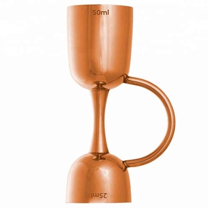 Jigger de Metal de cobre con mango - Product Image 1