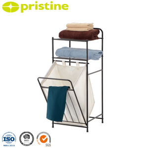 Cesto de lavandería TC con marco de metal portátil OEM, cesto de organización para el hogar y la Oficina, Muebles, almacenamiento para el hogar disponible para la venta - Product Image 1