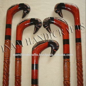 Belle poignée d'oiseau et bâtons de marche en bois faits à la main/cannes de marche/cannes de marche pour personnes âgées - Product Image 3