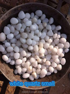 Best Wholesale Price White Quartz <strong>Tumbled</strong> <strong>Pebble</strong> <strong>Stone</strong> Bulk Supplier in Export