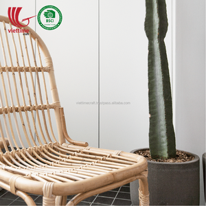 Silla de comedor de ratán redonda moderna de nuevo diseño 2019, silla de jardín al por mayor de Color Natural de Viettime Craft - Product Image 4