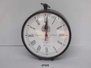 Vintage Style Metal Wall <b>Clock</b> With Sun Dial Home Decor Wall Decoration for Home Living Room - Product Image 6