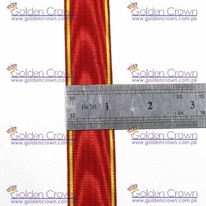 Cinta de medalla de grosgrain moiré de doble cara para insignias masónicas - Product Image 5